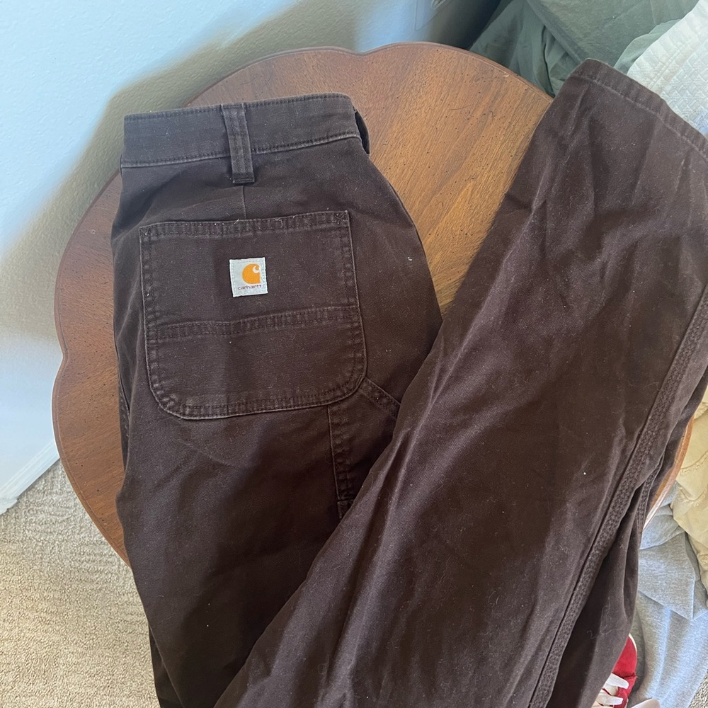 Brown Carhartt cargo pants